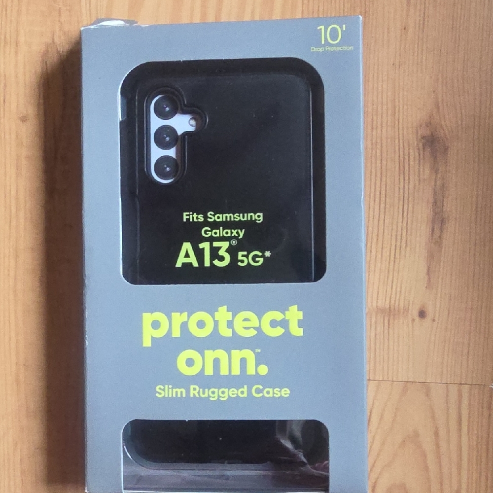 On Running Black Slim Rugged Case for Samsung Galaxy A13 5G